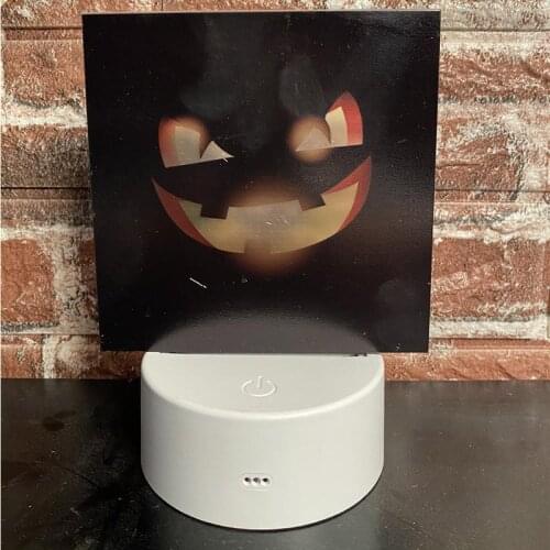 Led Lamps Halloween Pumpkin Bats Lamp Pattern Night Light Scene Lighting Arrangement Props Night Decoration GQ