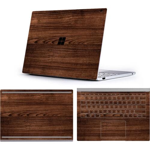 Vinyl Stickers for Microsoft Surface Book 3 13.5 15 inch Wood grain series Laptop Stickers for Surface Book 2 13.5 15'' skin