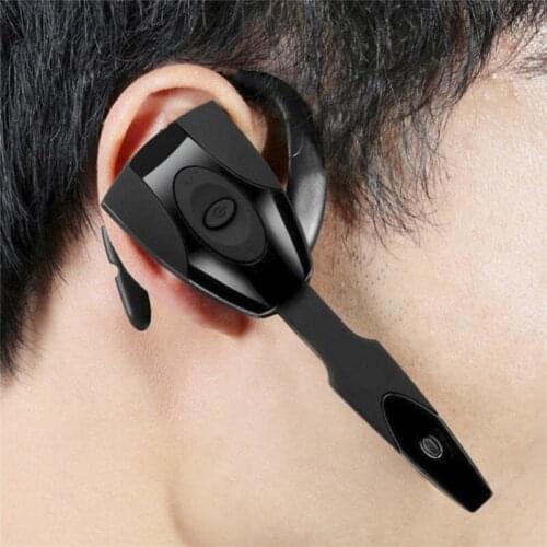 1Pc Ear Hook Wireless Bluetooth 4.0 Earphone Handsfree Call Headphone with Mic Mobile phone accessories 2020