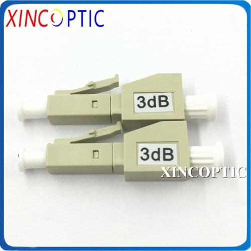 10pcs 850nm LCUPC MM Multimode Male-Female Plug-in Fixed Flanged Type Fiber Optic Attenuator 1dB 2dB 3dB 5dB 7dB 10dB for 1~30dB