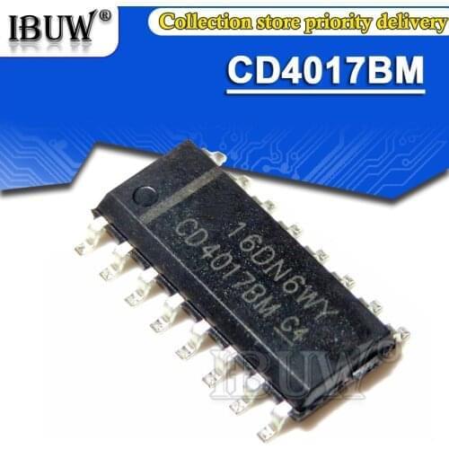 100PCS CD4017BM SOP16 CD4017 SOP-16 SOP