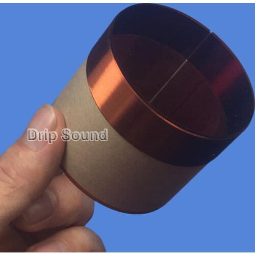 2pcs 76.5mm 76.5 Core 8ohm Bass Voice Coil KSV Kapton Woofer Sound Drive Speaker Repair Parts