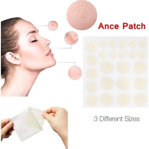 24pcs Hydrocolloid Acne Invisible Pimple Master Patch Skin Tag Removal Patch Pimple Blackhead Removers Facial Massager Tools