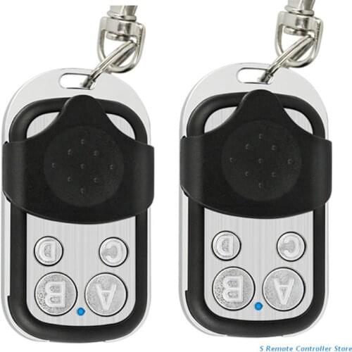 BX0E 2 Pcs Universal Garage Door Opener Remote w/ Replacement Key 433Mhz for LiftMaster Chamberlain，Great Performance