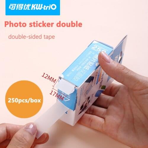 Double Sided Tape for Scrapbooking Ultra Thin Cotton Double Sided Adhesive Tape Strong non-marking School Office Supplies