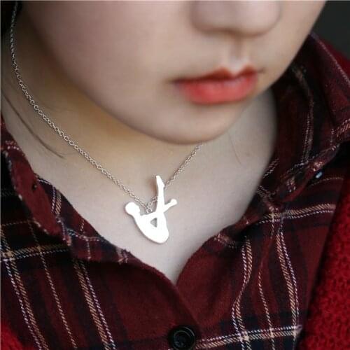 European and American popular sports series pendant diving athletes necklace friend gifts