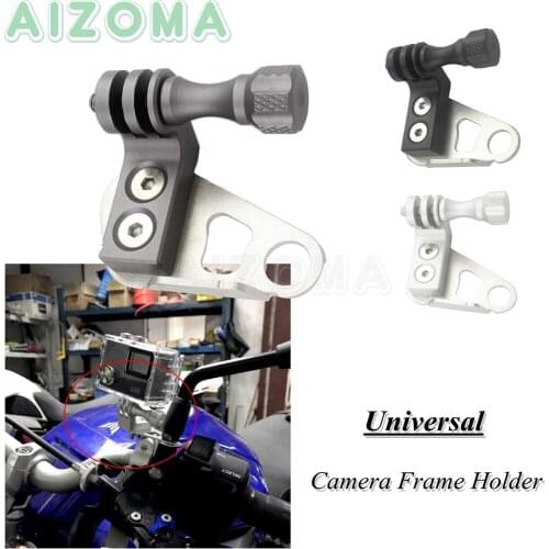 Motorcycle Mirror Mount Gopro Hero Camera Frame Clip Bracket Universal For Kawasaki Suzuki Yamaha Honda Action Cam Stand Holder