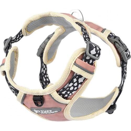 Premium Pet Harness Adjustable Luminous Fabric Dog Double-sided Breathable Chest Strap for Outdoor Pet Clothing Accessories