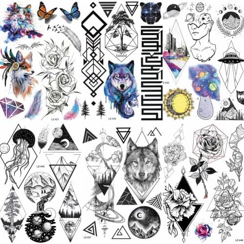 Hot 3D Tattoo Machine Gear Robot Arm Temporary Tattoo Leg Decal Waterproof Tattoo 21x15CM Large Men Sexy Women Body Art Tatoos