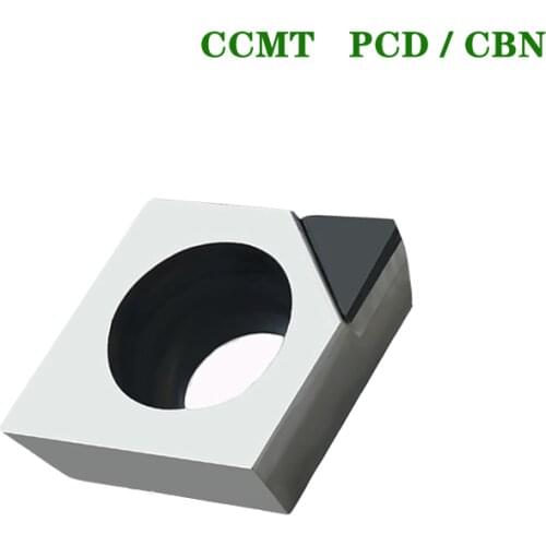 1PC CCMT060204 CCMT09T304 CCMT09T308 CCMT120404 CCMT120408 Diamond Insert PCD CBN CCMT Blade CNC Lathe Cutter Turning Tools