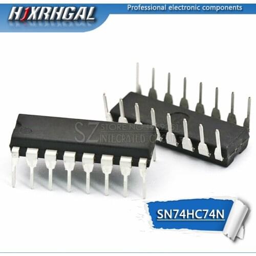 10pcs SN74HC74N DIP14 SN74HC74 DIP 74HC74 7474