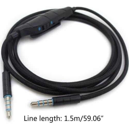 2021 New Replacement 1.5m Extend Cable Headphone Cable Cord Line for logitech- G633 G635 G933 G935 Gaming Headsets W3JD