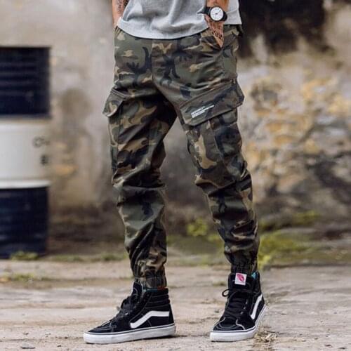 AUSO Mens Camouflage Jeans