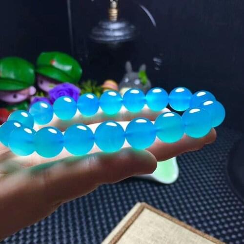 Natural Amazonite Mozambique Bracelet Beads 10-11mm AAA