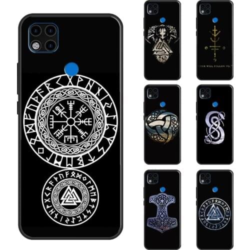 Viking Nordic Runes Vegvisir Case For Xiaomi Redmi Note 9 Pro Note 8 Pro Note 9S 8T 7 Case For Redmi 9 9C 8A 9A Cover