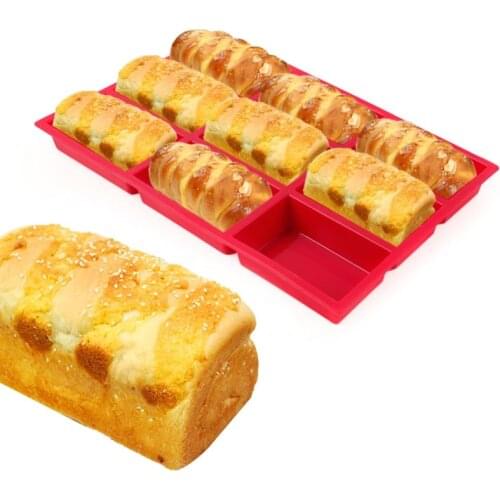 1pc 9 Holes 3D Silicone Cake Mold High Temperature Resistance Sugarcraft Bread Fondant Cake Baking Mold DIY