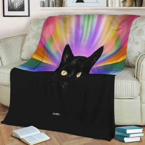 GEOMETRIC SPACE 3D Printed Velvet Plush Throw Fleece Blanket Bedspread Sherpa Blanket Home Decora