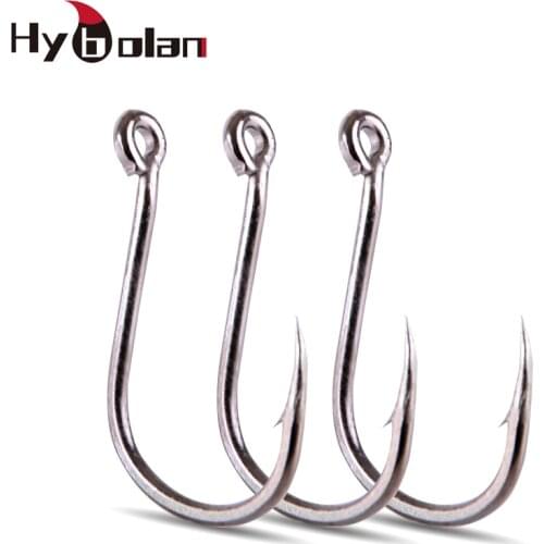 5pcs fish hook Strong High-carbon Sharp steel Jig Hook Fishing Hook Saltwater Bass Black Barbed Hook Accessories Tackle tool