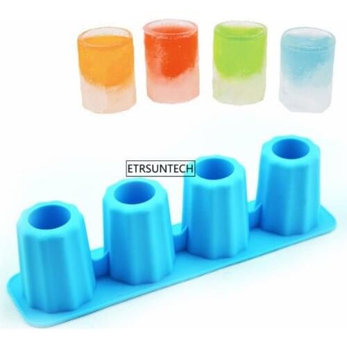 50pcs Ice Cube Tray Molds Cup Shape Ice Cube Maker Fruit Popsicle Ice Cream Mold for Wine Bar Drinking Dropship