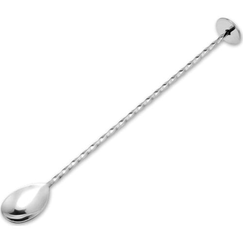 1Pc Stainless Steel Cocktail Stirrer Bar Stirring Spoon