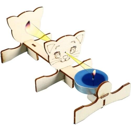 Wooden Hole Imaging Materials Creative School Projects Teaching Educational Equipment DIY Science Experiment Model Kit