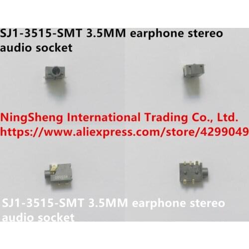 Original new 100% SJ1-3515-SMT 3.5MM earphone stereo audio socket (SWITCH)