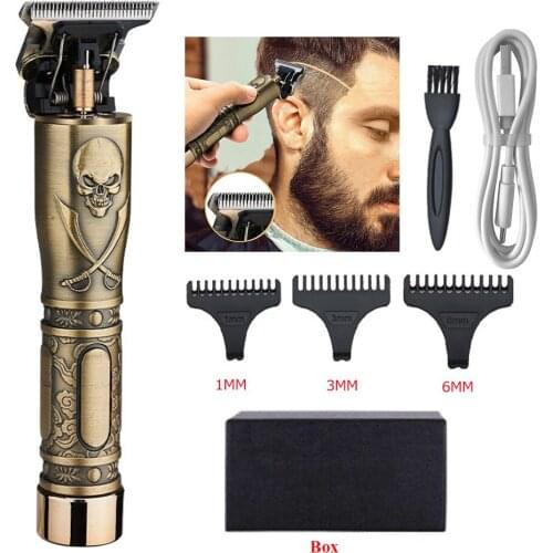 Rechargeable Hair Clipper Electric hair trimmer 2020 USB Cordless Beard Shaver 0mm Men Barber Hair Cutting Machine for men