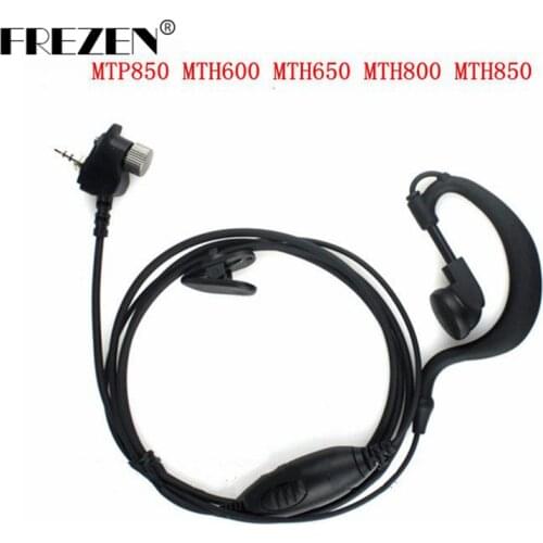 FBI Police Earpiece PTT Headset Mic for Motorola Tetra Two Way Radio MTH800 MTP850 MTH600 MTH650 MTH850 MTS850 Walkie Talkie