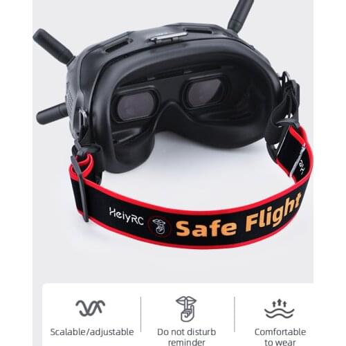 DJI FPV Goggles Headband,Non-slip, with Battery Holder, Adjustable, Customizable Pattern