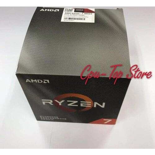 AMD Ryzen 7 3800X R7 3800X 3.9 GHz 7NM L3=32M 100-000000025 8-Core 16-Thread CPU Processor Socket AM4 with cooler cooling fan
