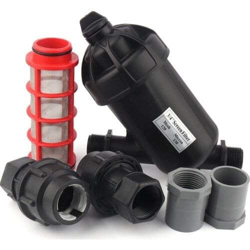 1pc 3/4" 1" 1.2 1.5 Inch 120Mesh 130Micron Y Type Meshy Screen Filter Irrigation Fertilization Aquarium Tank Water Pump Adapter