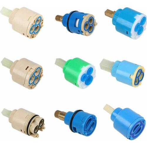 25/35/40mm Watersaving Replacement Ceramic Spool Water Mixer Tap Faucet Cartridge Kitchen Bathroom Faucet Replace Part