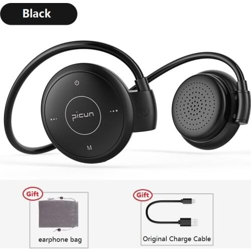 Ear Hook Sport Bluetooth Earphone Wireless Earbuds Picun T6 Waterproof Headset MP3 waterpoof Reduction Earphones Support TF Card