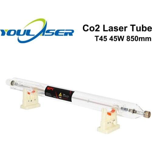 SPT T45 Co2 Laser Tube Power 45w Length 850mm Dia. 50mm for CO2 Laser Engraving And Cutting Machine