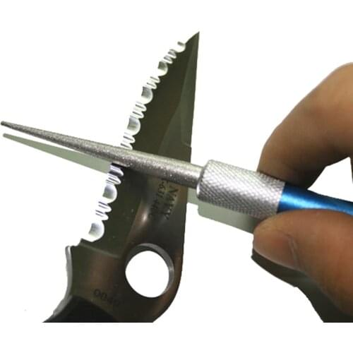 Hot Sale Fishing Hook Sharpener Pen Sharpener High Quality Outdoor Tool Diamond Pen shaped Knife Sharpener New Arrivals