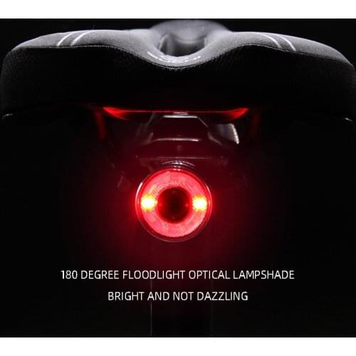 ANTUSI Bicycle Smart Auto Brake Sensing Light IPx6 Waterproof LED Charging Cycling Taillight Bike Rear Light Accessories Q3