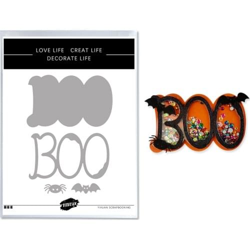YIXUAN BOO Halloween Series Metal Cutting Dies Stencil For DIY Scrapbooking photo album decor Embossing DIY Dies For Paper Cards