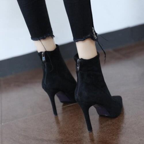 Ladies Party Boot Sexy Sock Boots Boots High Heels For Women Fashion Shoes 2020 Spring Autumn Ankle Boots Booties Female