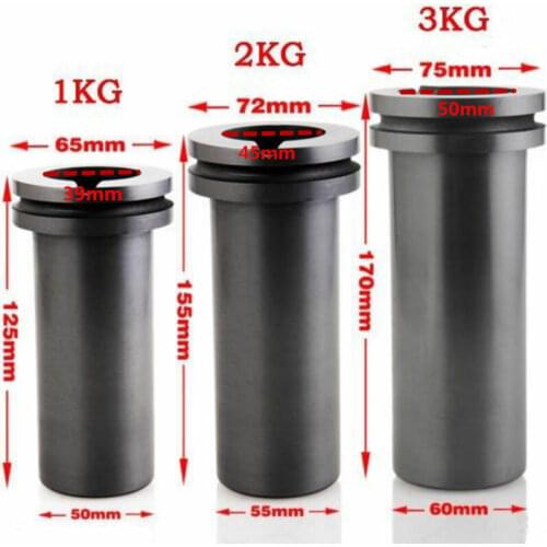 1/2/3 KG high purity graphite casting crucible gold and silver melting metal gold and silver scrap casting