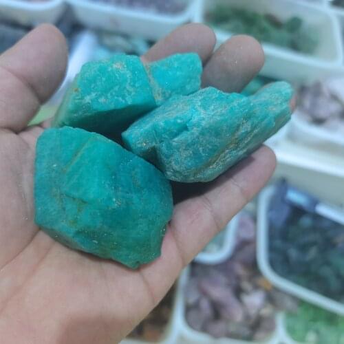 1pc Big Size Natural Raw Amazonite Rough Amazon tone Natural Quartz Crystals Mineral Energy StoneFor Healing
