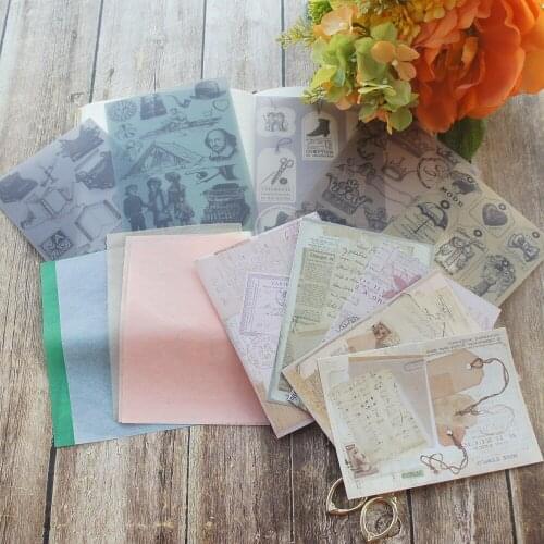 15 Sheets DIY 15 Style 10*14cm Invention In The Steam Age Design Craft Paper Scrapbooking Creative Paper Gift Use