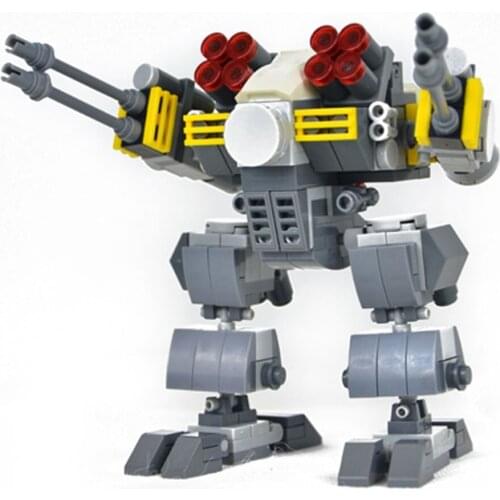 274Pcs MOC PC1 Medium-sized Mecha Model Assembly Mecha Bricks Toy DIY Building Block Stem Toy