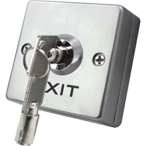 Zinc Alloy GATE DOOR Exit Button Exit Switch Door Exit Push Button Release Switch Opener For Door Access Control System