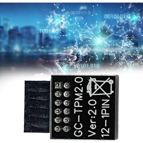 For TPM 2.0 Encryption Security Module Remote Card Support 2.0 Version Supports 12pin 20pin Win11 System Dedicated Board