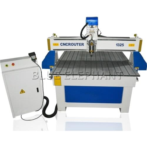 Economical Model CNC Router 1300x2500x200mm Bed, T-slot Table CNC Milling Machine, CNC Engraving Machine by Computer Control