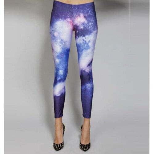 3D Printed Elasticity Leggings Fashion Fitness Yoga Running Pant Casual Milk Legging For Women