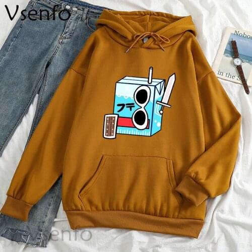 Anime Dream Merch Hoodie Georgenotfound Juice Box Graphic Print Hoodies Sweatshirts Harajuku Pullover Fleece Streetwear Coat