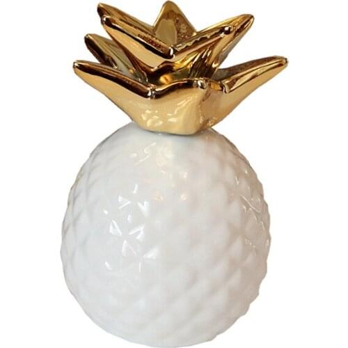 Cute Piggy Bank For Kid Creative Piggy Bank Money Toy Ceramic Luck Saving Money Pineapple Storage Child Hucha Household ED70C