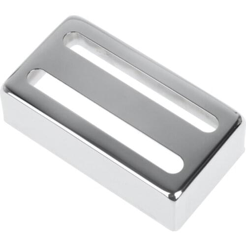 Humbucker Pickup Cover H-type Two-line For Electric Guitar Chromeplated Copper