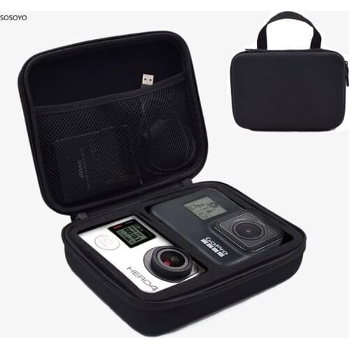 New Hand Storage Bag EVA Protective Case Travel Box Carrying Bag For gopro Hero 7 6 5 4 3+ Action Camera Accessories